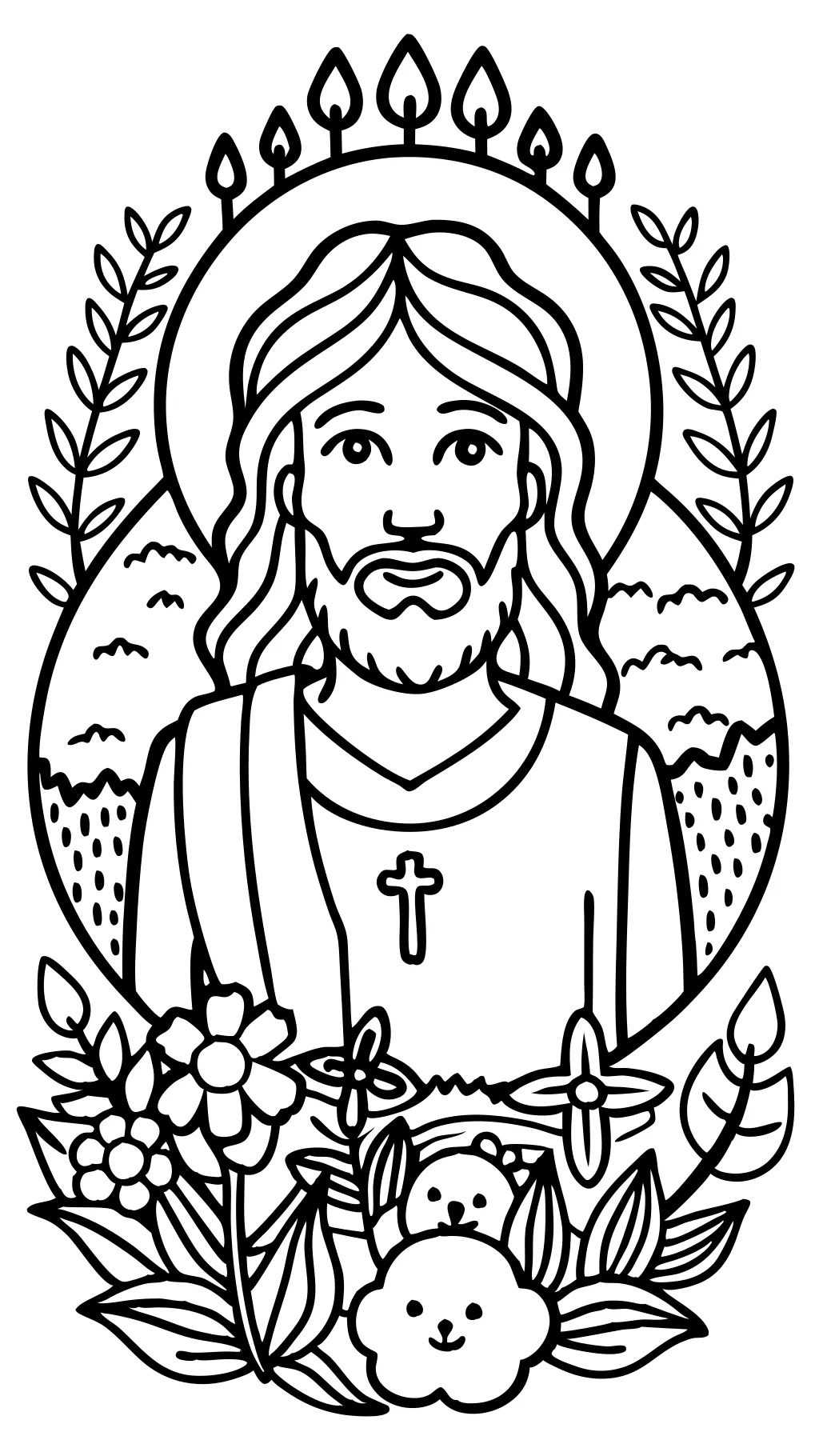 adult coloring pages jesus